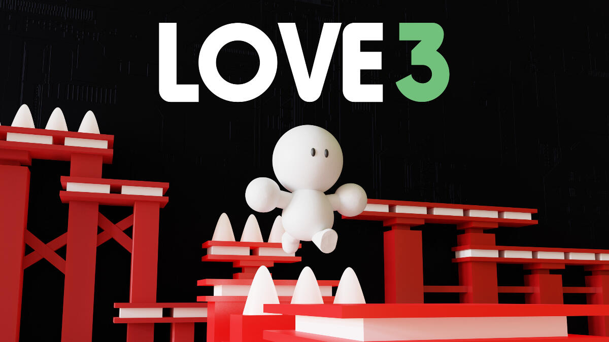 ScreenwaveGames's tweet card. LOVE 3 is a precision platformer where you control fiveEight, a lone survivor searching for others in a mechanical, apocalyptic world. Face challenging obstacles, discover hidden secrets, and try to...