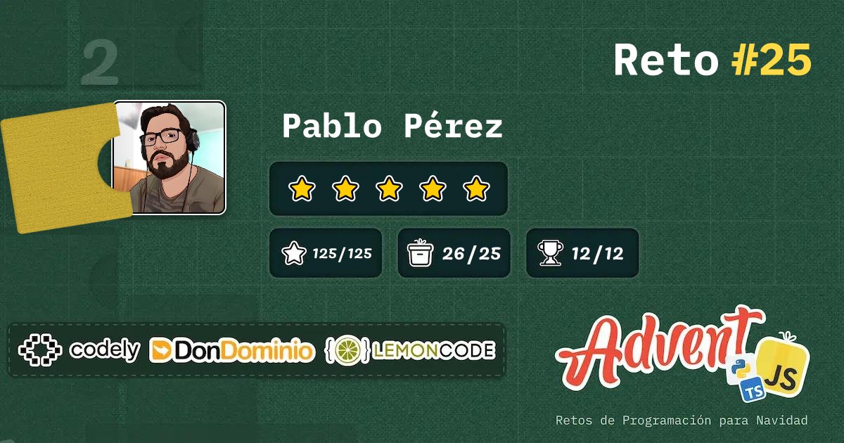 Mr_Pablete's tweet card. AdventJS | 25: JavaScript/TypeScript/Python: 🪄 Ejecuta el lenguaje mágico
