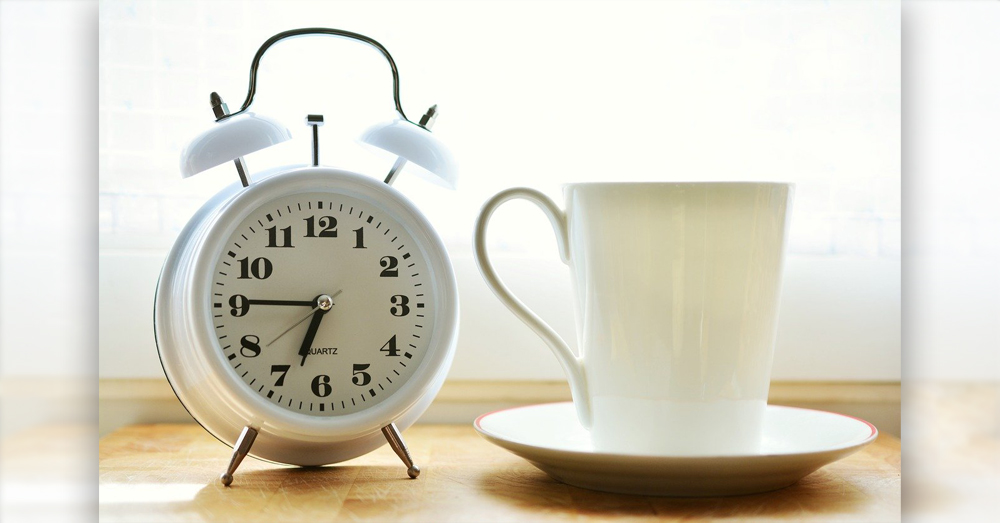 FaithHubNet's tweet card. Start the day off right!