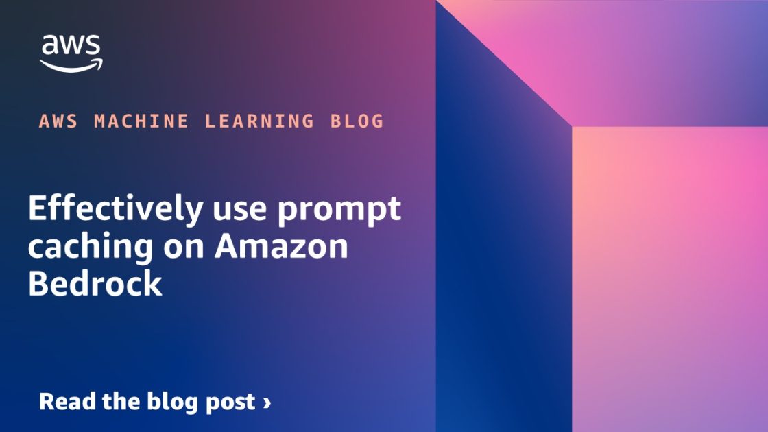 ElizabethFue12's tweet card. Prompt caching, now generally available on Amazon Bedrock with Anthropic’s Claude 3.5 Haiku and Claude 3.7 Sonnet, along with Nova Micro, Nova Lite, and Nova Pro models, lowers response latency by up...