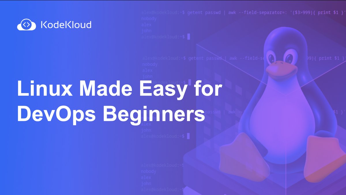 5ergio_Cuellar's tweet card. Start your DevOps journey with this beginner-friendly Linux guide. Simple, practical, and packed with real-world examples.