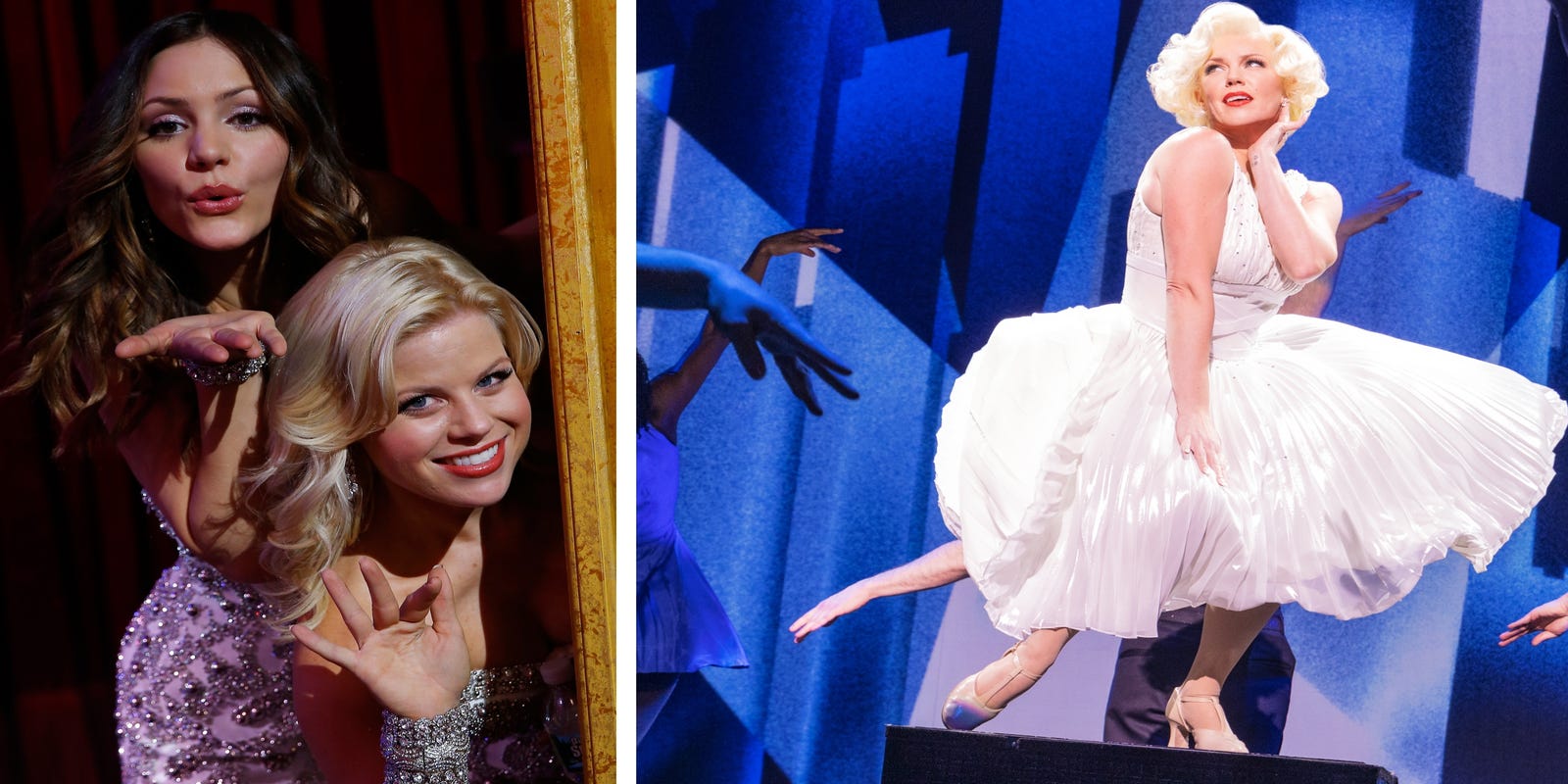 davekavanagh2's tweet card. NBC's short-lived "Smash" is now an outrageously enjoyable musical comedy on Broadway. How do they compare?