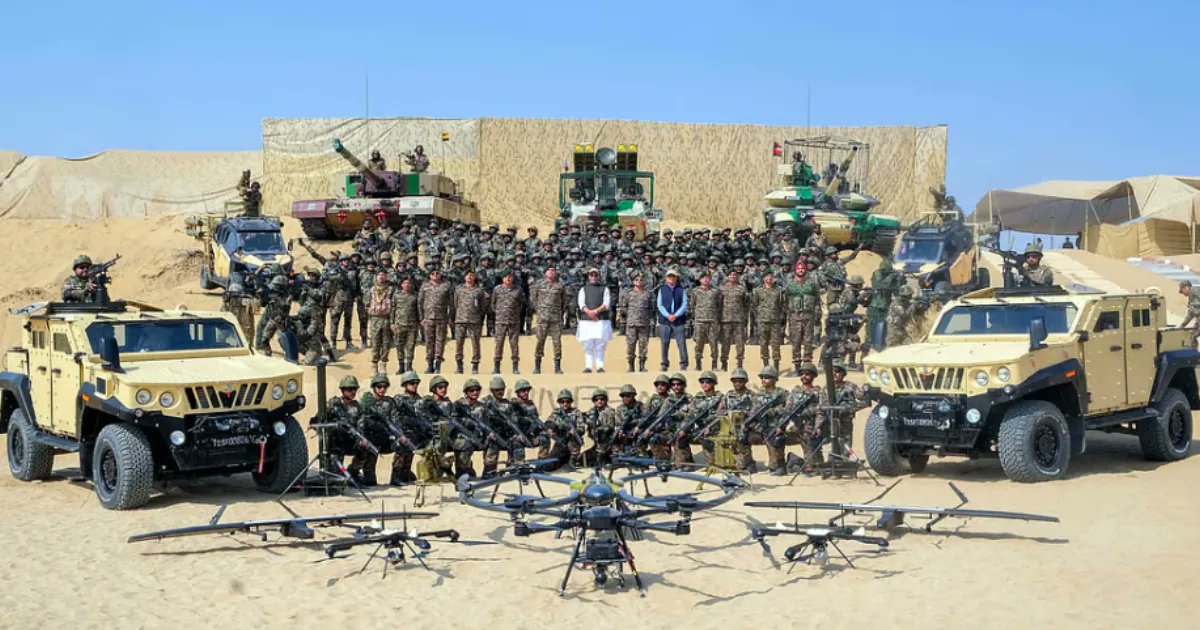 IndianWitness's tweet card. Eastern Command launches Poorvi Prachand Prahar in Arunachal’s high-altitude zone.