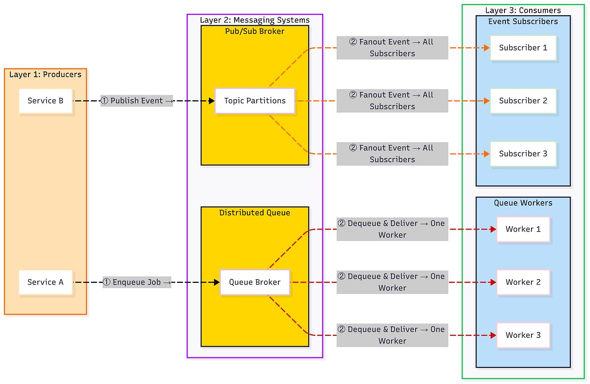 designnerds24's tweet card. Workload Distribution vs Event Fanout — Cracking the Core Trade-Off in Modern Distributed Architectures