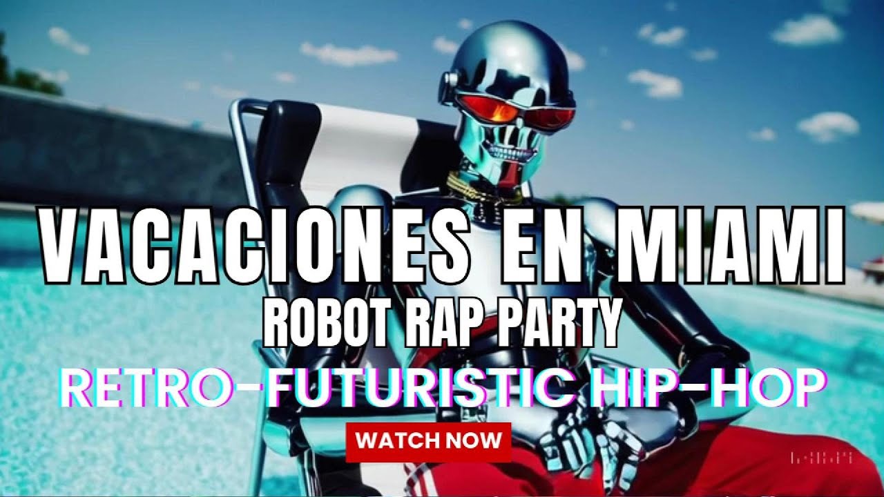MMMC_Creations's tweet card. Vacaciones En Miami – The Robots Take Over Miami Rap Party