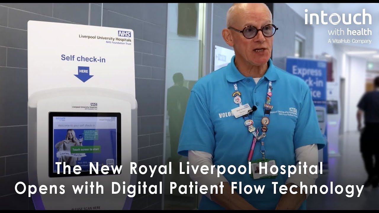 Intouchflow's tweet card. The Opening of the New Royal Liverpool Hospital