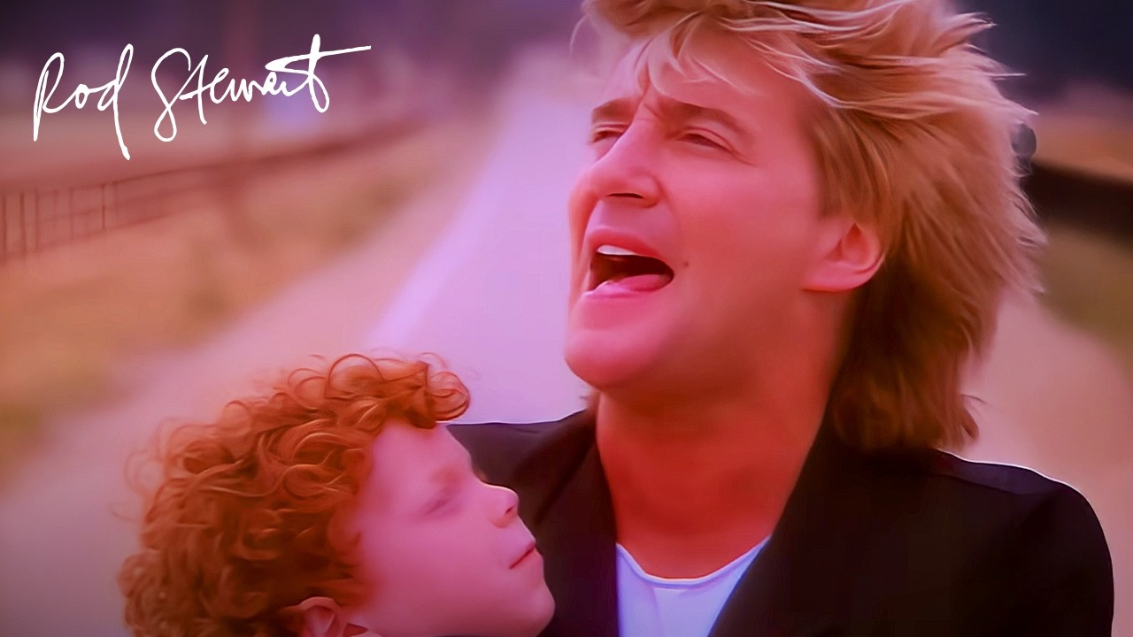 BrianModansky's tweet card. Rod Stewart - Forever Young (Official Video)