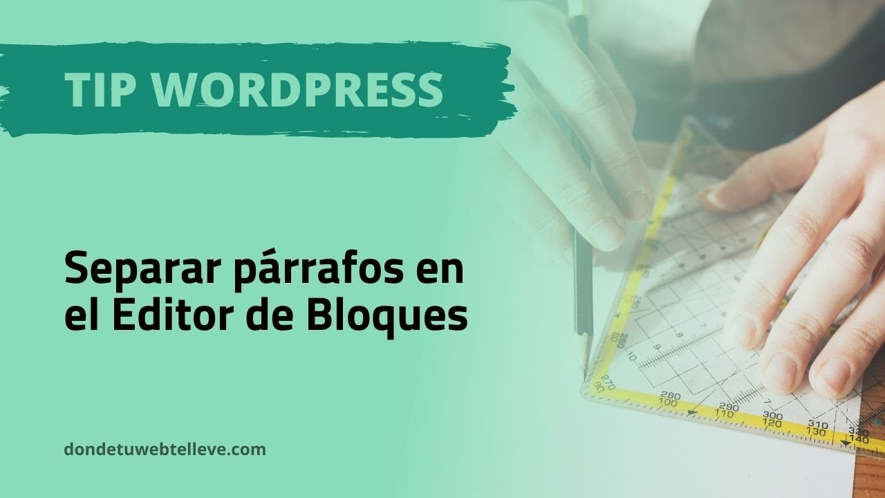EvaFQuintana's tweet card. 💡 Tips WordPress: Separar párrafos en el Editor de Bloques