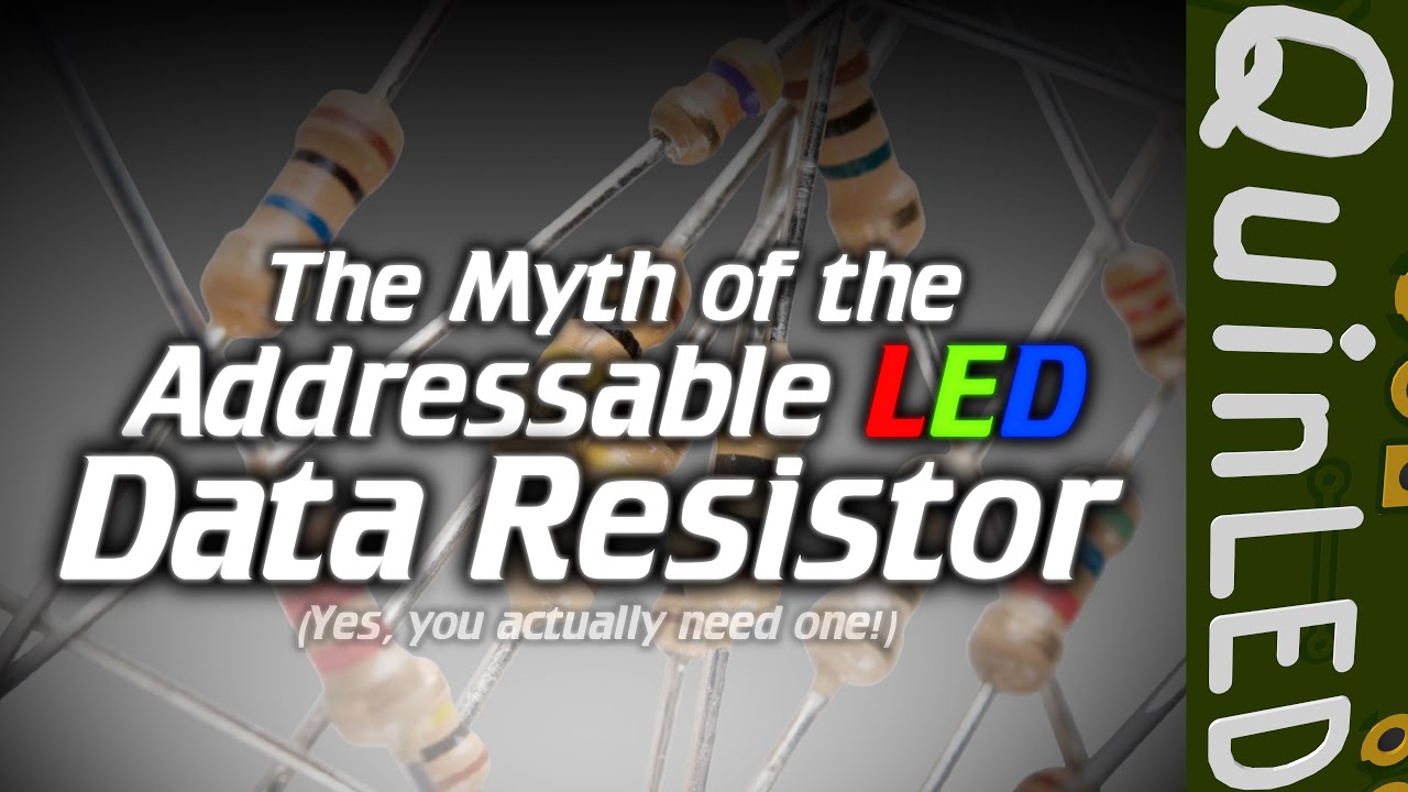 IntermitTech's tweet card. 💡QuinLED💡 Ever had flickering ws2812b LEDs? Watch this video!