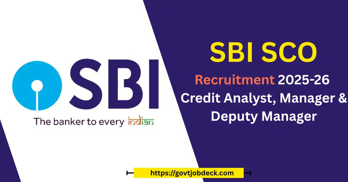 paisatool's tweet card. State Bank of India has released SBI SCO Recruitment 2025-26 notification for Credit Analyst and Products – Digital Platforms roles. Check eligibility, vacancies, salary, selection, age limits, and...