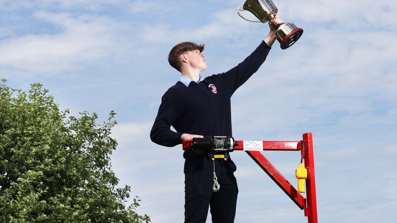 PDohertyMoyne's tweet card. Finnegan Fabrication's 'High Lift' has been announced as the winner of the Student Enterprise of the Year at a ceremony which took place in Mullingar today.