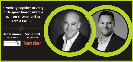 ETI_Software's tweet card. Jeff Reiman and Sam Prat talks about their collaboration about how they are working together with utilities to design and build fiber networks