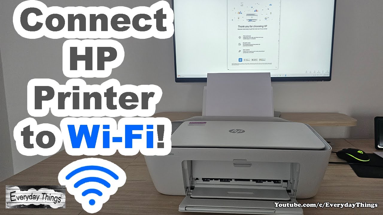 fanyit's tweet card. How to Connect HP Printer to PC via Wi-Fi