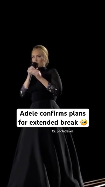 shutupmike2's tweet card. EMOTIONAL #Adele confirms plans to take an extended break from music...