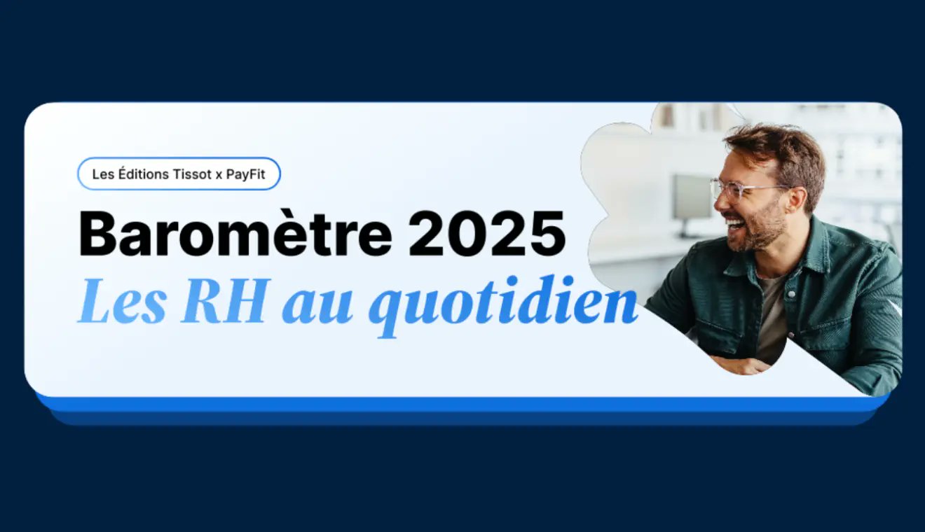 ParlonsRH's tweet card. Les Éditions Tissot et Payfitont dressé un état des lieux du quotidien des RH en 2025. Résultat : une fonction toujours plus sollicitée.