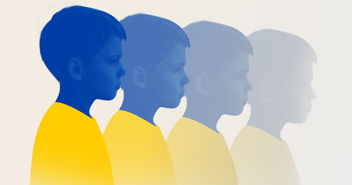 LEXPRESS's tweet card. Dans un appel à l’opinion internationale, plusieurs personnalités dénoncent "une opération délibérée d’effacement de l'identité" des enfants ukrainiens déportés par la Russie.