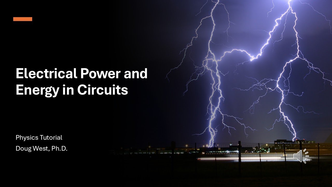 DCoins's tweet card. Power & Energy in DC Circuits | Physics Tutorial