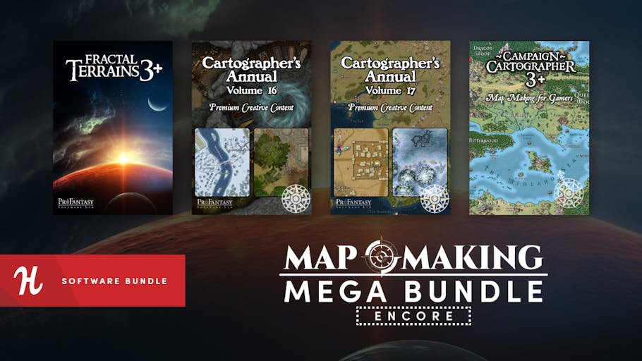 Tabletop_Deals's tweet card. Get the ultimate Map Making MEGA Bundle from ProFantasty Software and get apps like Campaign Cartographer 3+ and more!