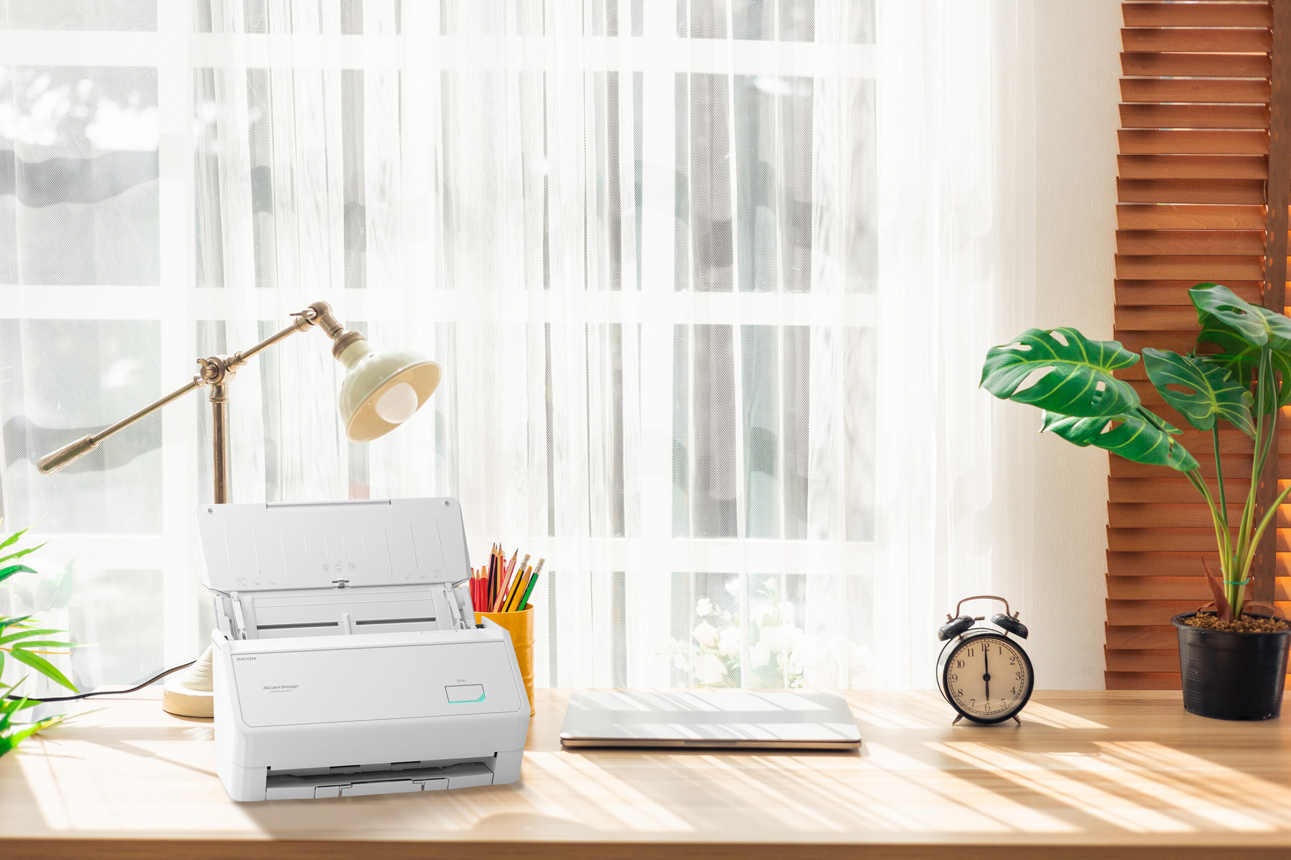 ThunderVolt_mag's tweet card. 6月に発表された最上位機種、ScanSnap iX2500の有線接続1ボタンモデル『ScanSnap