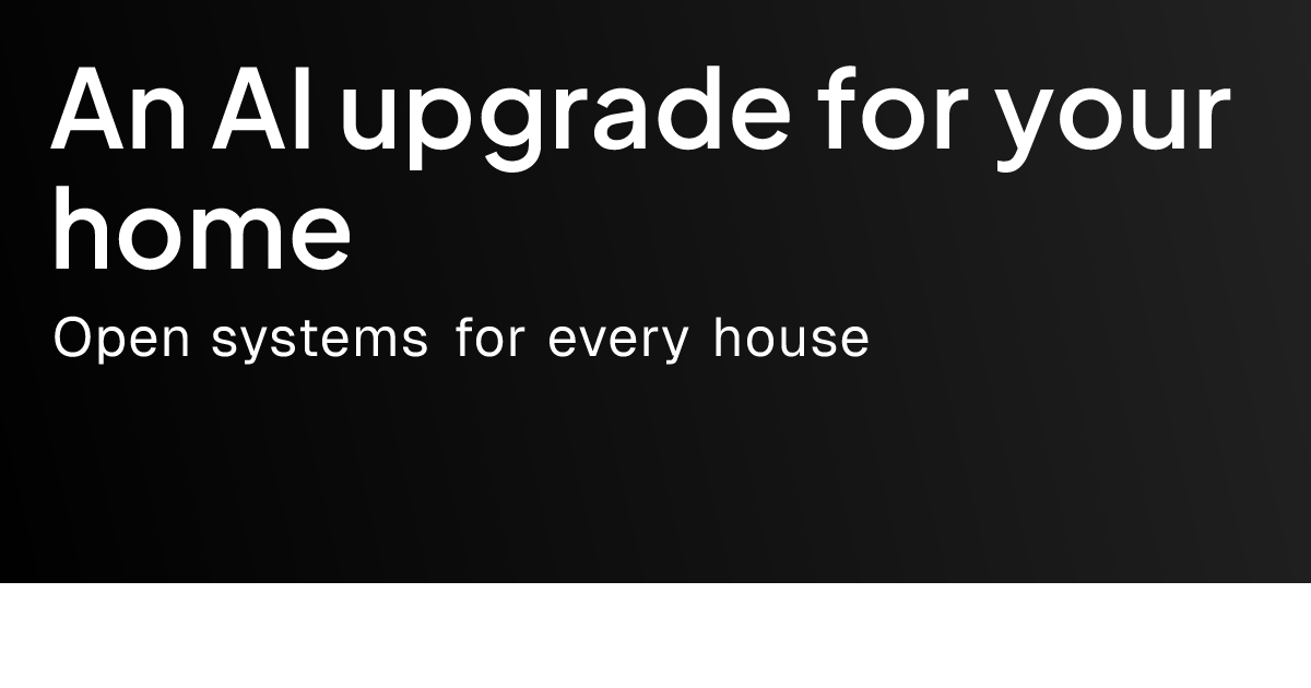 j_brissonneau's tweet card. Open systems for every home. 3D digitization, open APIs, endless possibilities. Join the connected home revolution.