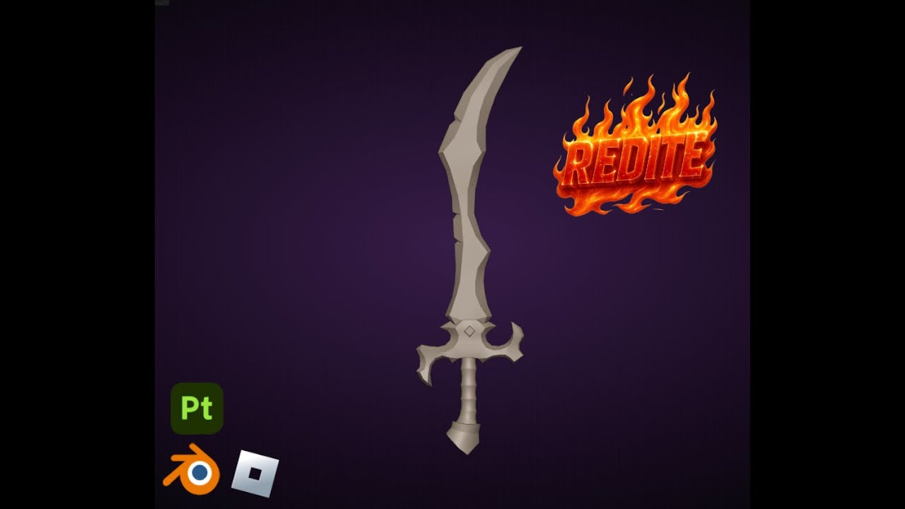 DevStxrms's tweet card. Sword timelapse (Part 1)