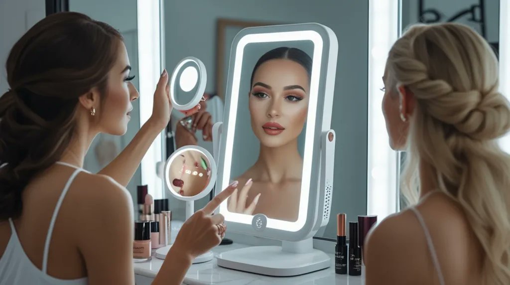 feminabuzzoff's tweet card. Smart Makeup Mirrors Technology has transformed almost every aspect of our daily lives, from smart home devices to AI-powered beauty tools. One such innovation that...