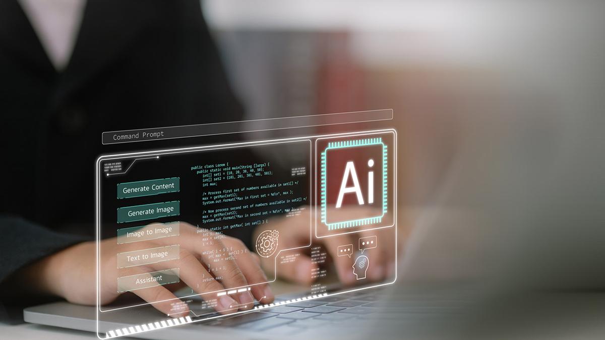 the_hindu's tweet card. AI technology company called StoryFile used prerecorded answers combined with artificial intelligence to create a realistic, interactive experience.