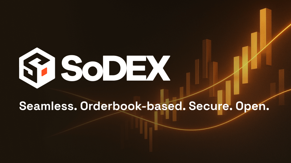 SosovalueJP's tweet card. SoDEX: Revolutionary DEX on ValueChain. Unified liquidity, CEX-like speed, full transparency. Trade spot & RWA onchain. Incubated by SoSoValue.