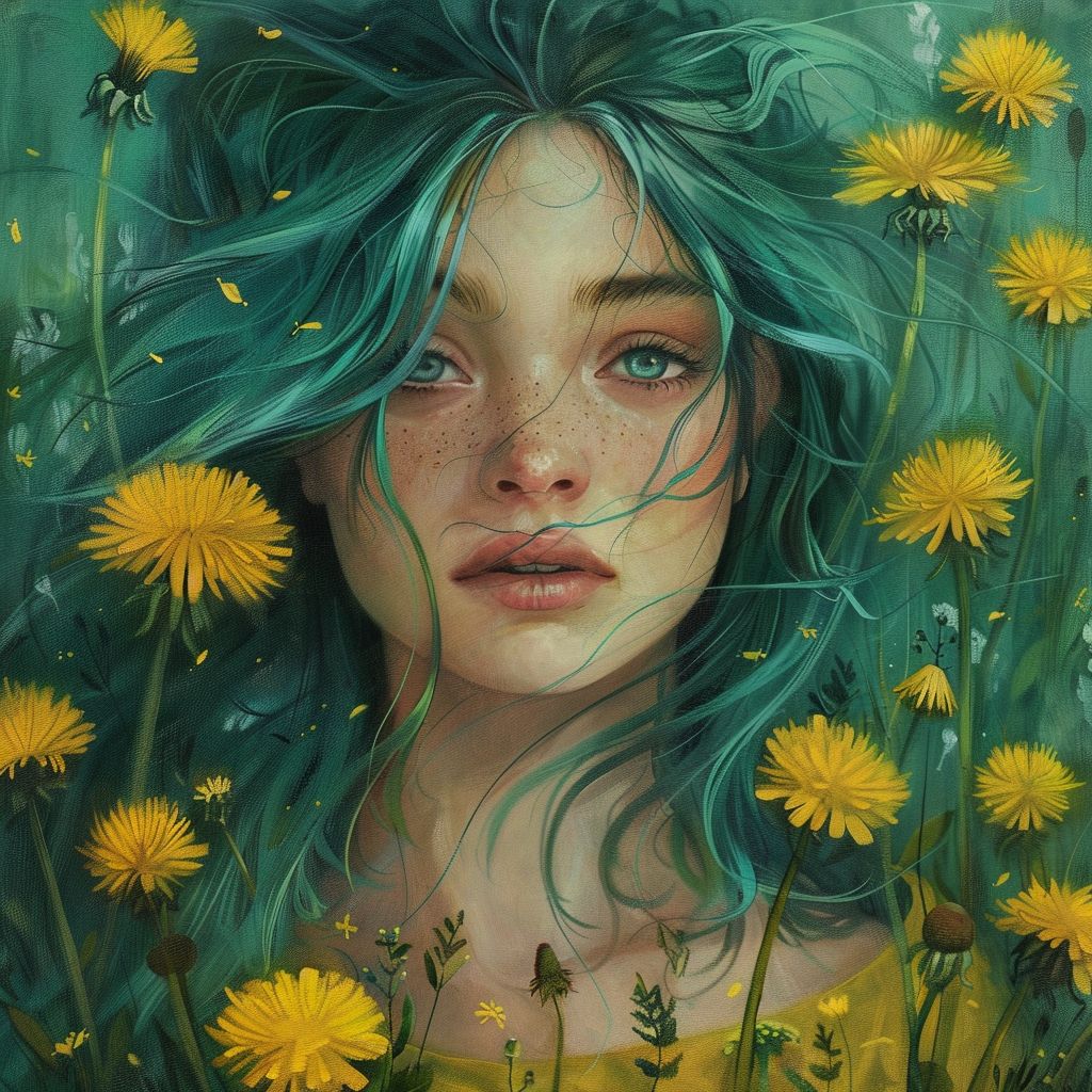 Mari_Art_Ka's tweet card. Green eyes are so beautiful that you want to look into them forever