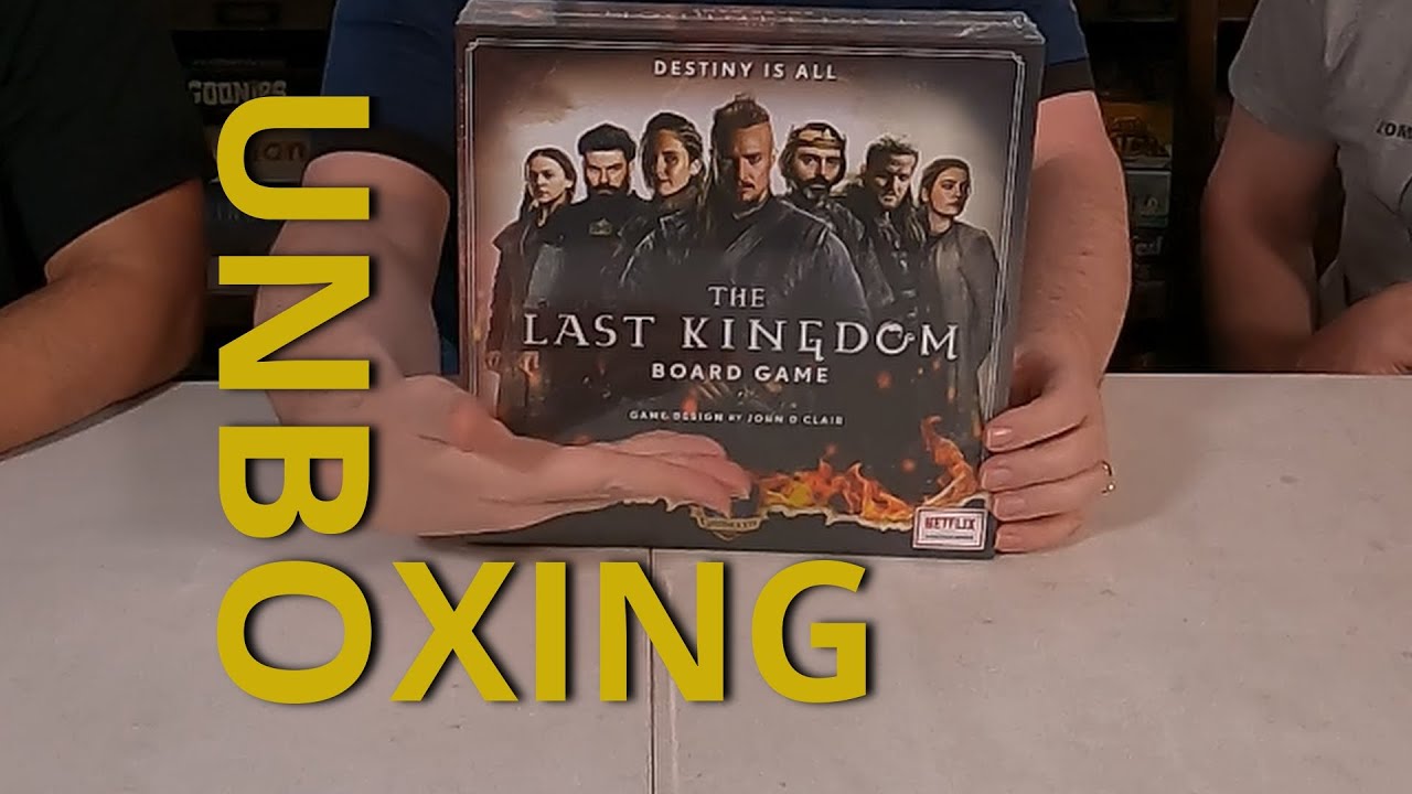 getDized's tweet card. The first unboxing of The Last Kingdom!
