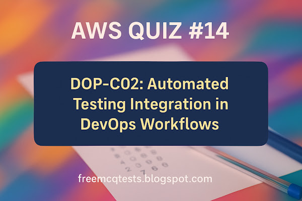 Crypto_AK69's tweet card. A comprehensive quiz focused on automated testing strategies, test integration in CI/CD pipelines, and AWS testing services for the DOP-C02 exam.