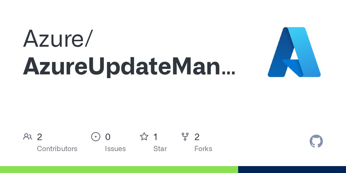 PSinnathurai's tweet card. Contribute to Azure/AzureUpdateManager development by creating an account on GitHub.