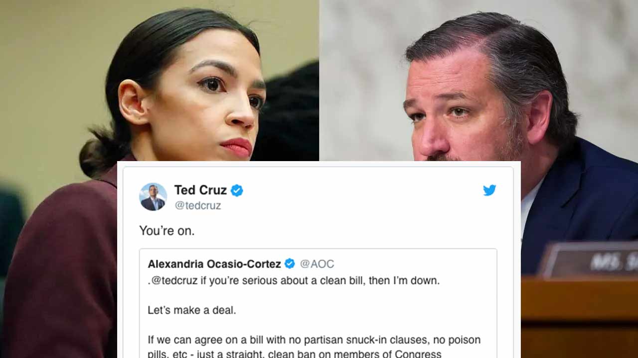 LexVocoder's tweet card. AOC just made Ted Cruz an offer he couldn't refuse—and he took her up on it.