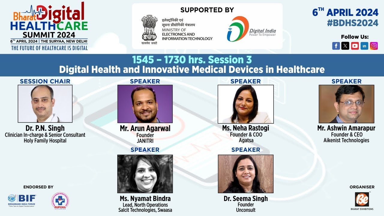be_exhibitions's tweet card. #BharatDigitalHealthCareSummit2024: Session 3: Technical Session