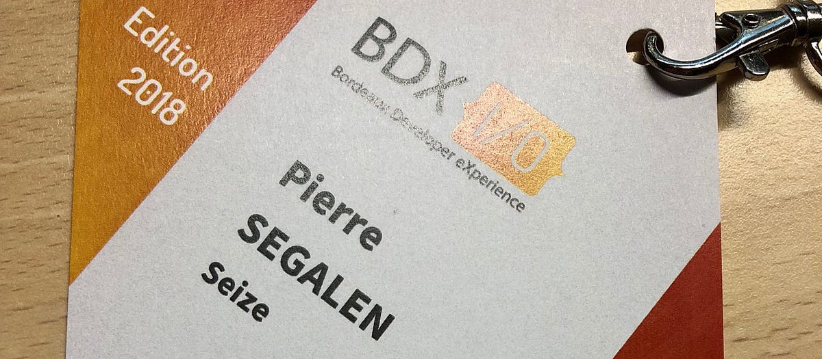 psegalen's tweet card. La conférence BDX I/O de 2018 a eu lieu vendredi 9 novembre, dans les locaux de l’École nationale supérieure d’électronique, informatique…