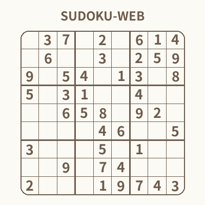 SudokuWebPuzzle's tweet card. SUDOKU-WEB