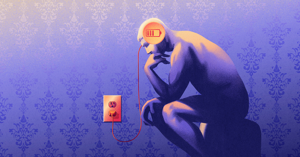 QuantaMagazine's tweet card. Studies of neural metabolism reveal our brain’s effort to keep us alive and the evolutionary constraints that sculpted our most complex organ.