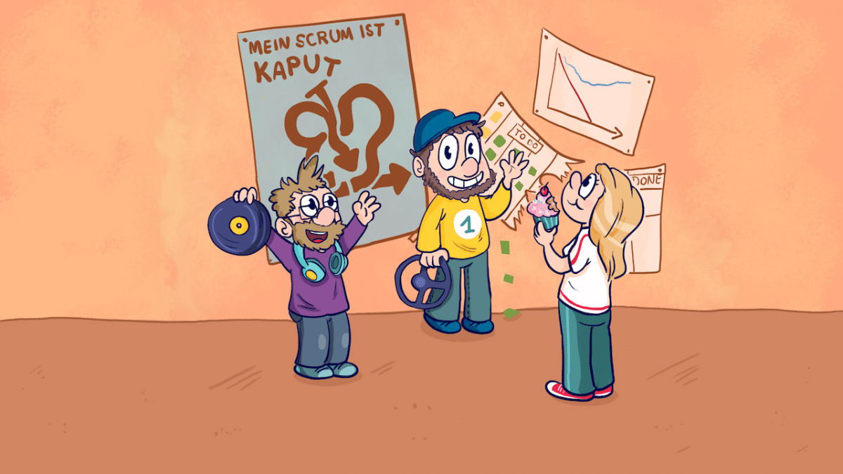 iXmagazin's tweet card. In ihrem Podcast sprechen Ina Einemann, Dominik Ehrenberg und Sebastian Bauer über ihre Erfahrungen mit KI in agilen Teams.