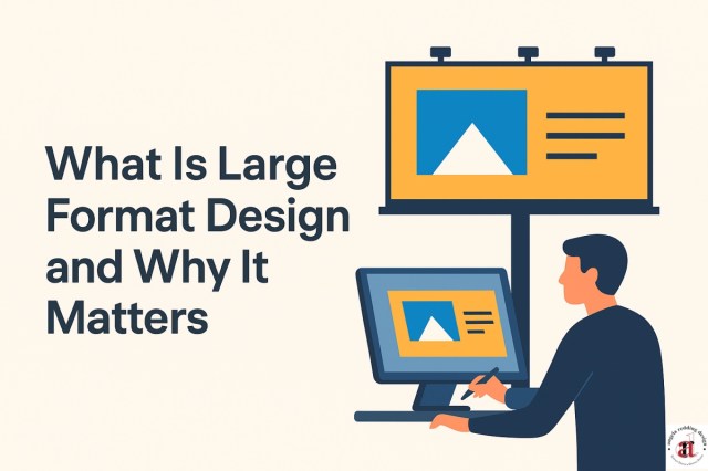 areddingdesign's tweet card. Discover the essentials of large format design, from impactful visuals to overcoming challenges in scaling art for print. Learn more!