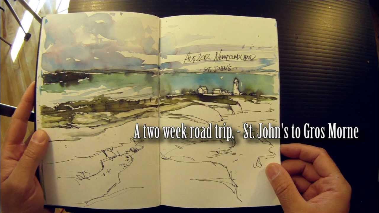 twitaro's tweet card. Newfoundland Sketchbook 2012.mp4
