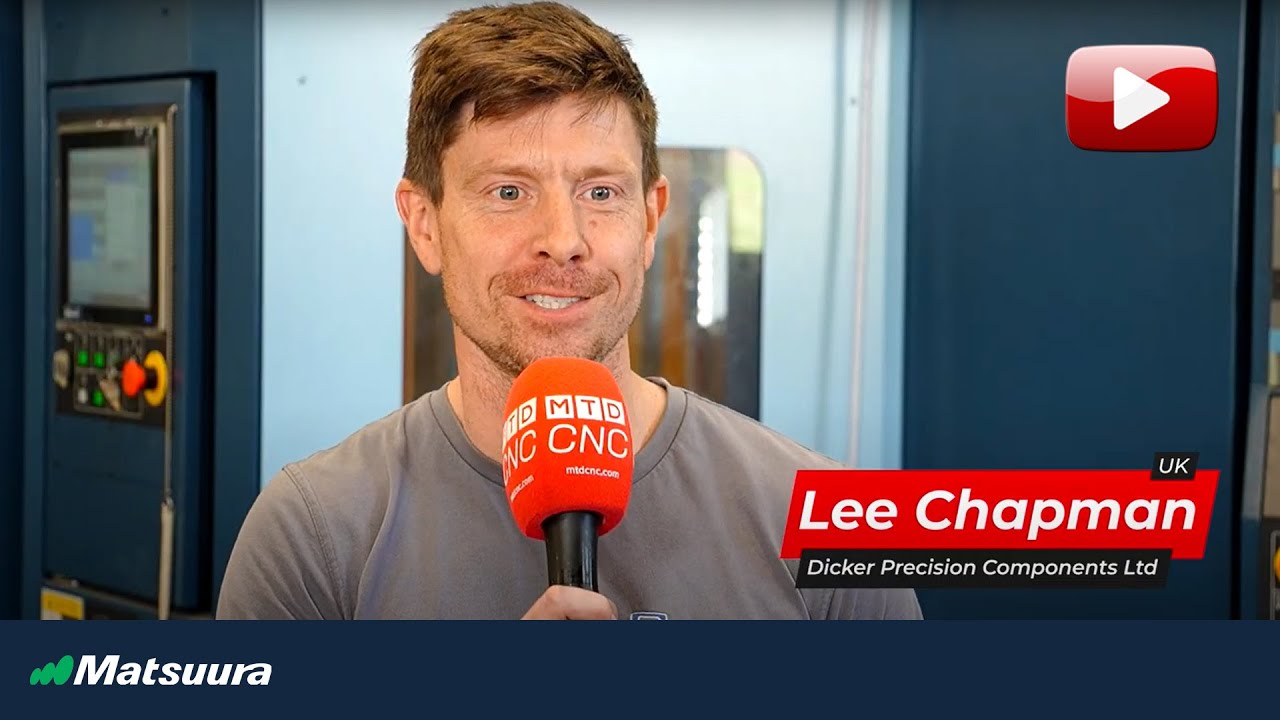 Matsuura_UK's tweet card. Dicker Precision Achieve THREE Machines Work with ONE 12 Pallet...