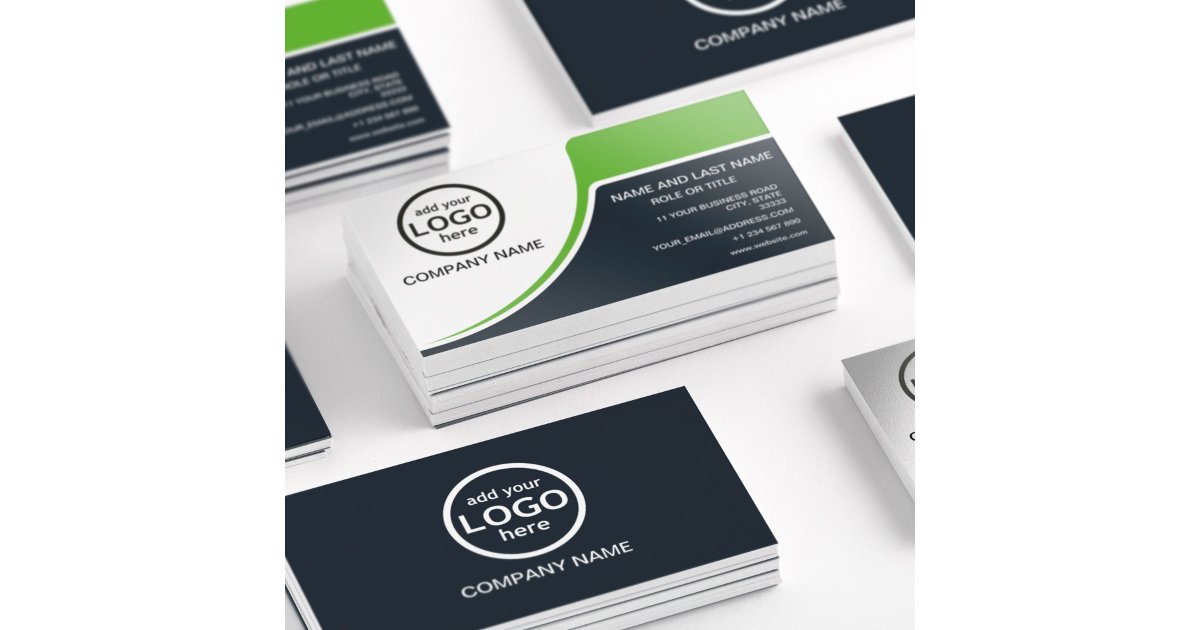 cami_designs's tweet card. The "Simple Professional 2 Colors Add Your Logo Green Business Card," designed by CaMiDesigns, is a perfect mix of simplicity and professionalism. This business card features a clean design with two...