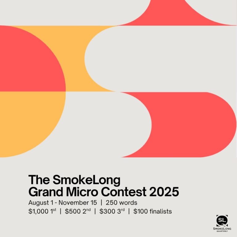 GMCInnovation's tweet card. The Smokelong Grand Micro Contest 2025 is an international competition focused on flash fiction writing. Open to writers worldwide, this