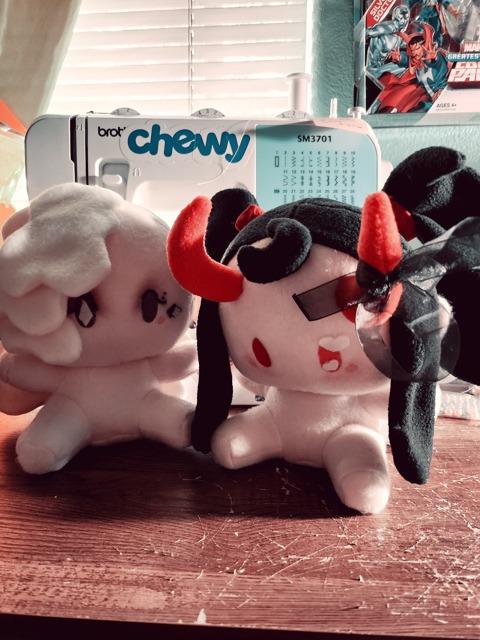 BOSS_STICKS's tweet card. ***PLEASE READ*** -customs are made in my current Plush style! -you can choose any character, any outfit, you want! (Canon or non-canon.) -REFRENCES P...