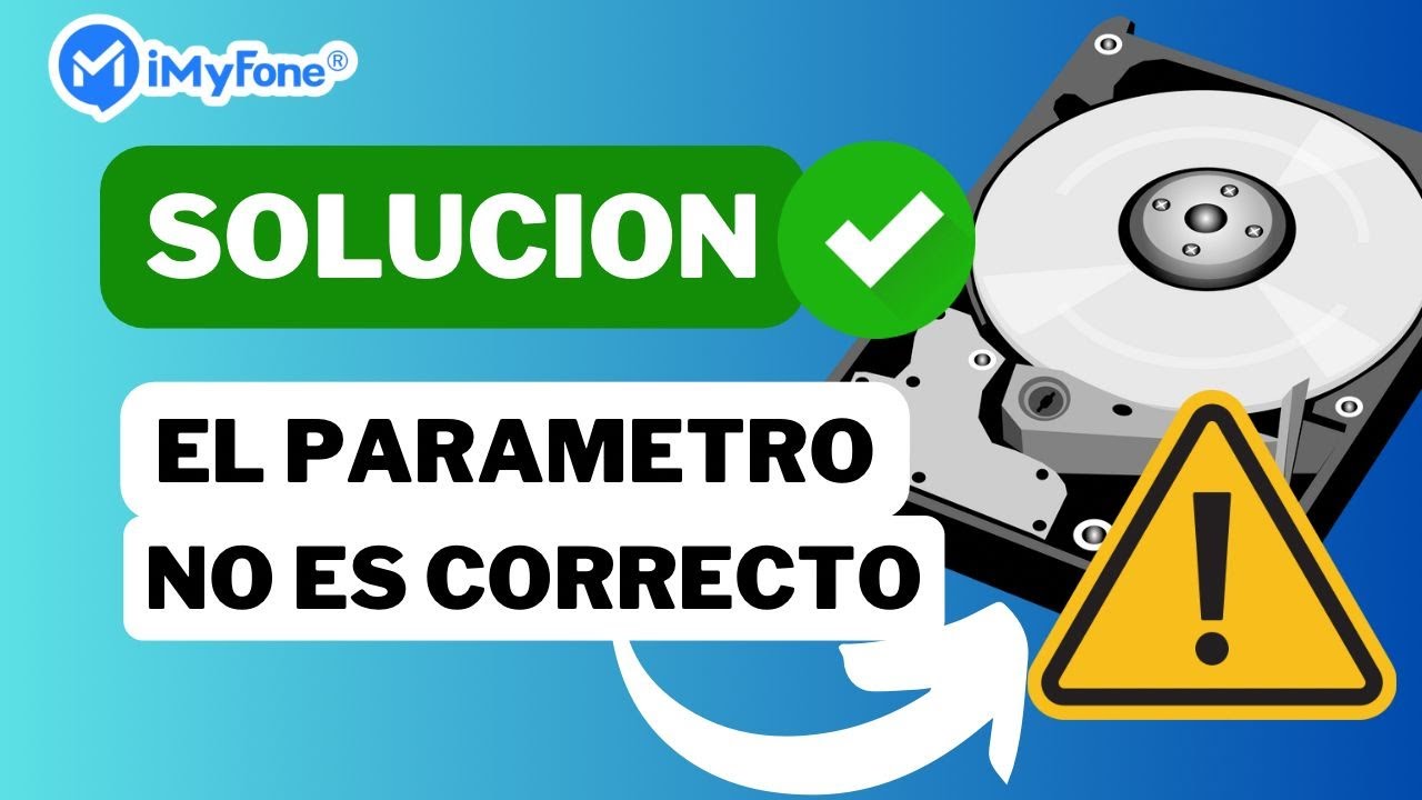 iMyFoneEs's tweet card. Cómo reparar “El parámetro no es correcto” en disco duro externo...