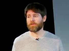 amilenttech's tweet card. Gordon Williams talks about how he took an off the shelf smart watch, reverse engineered it, installed a JavaScript interpreter on 400 of them and got them into the hands of the attendees at NodeConf...