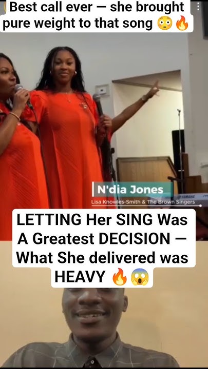 MUSICALJ25's tweet card. LETTING Her SING? What she delivered was heavy 🔥#music #musicians...