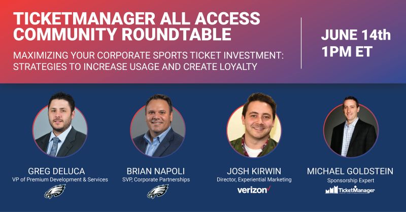 mattansis1's tweet card. If you haven't registered, please do. Or let me know if you are interested in attending. Will be filled with best practices for any company with sports tickets or hospitality.