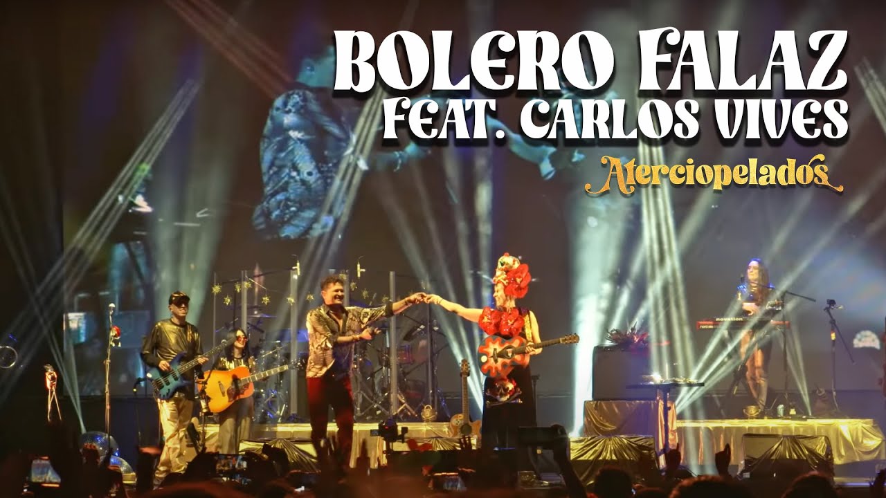 alexamandra22's tweet card. Aterciopelados, Carlos Vives - Bolero Falaz (En Vivo)