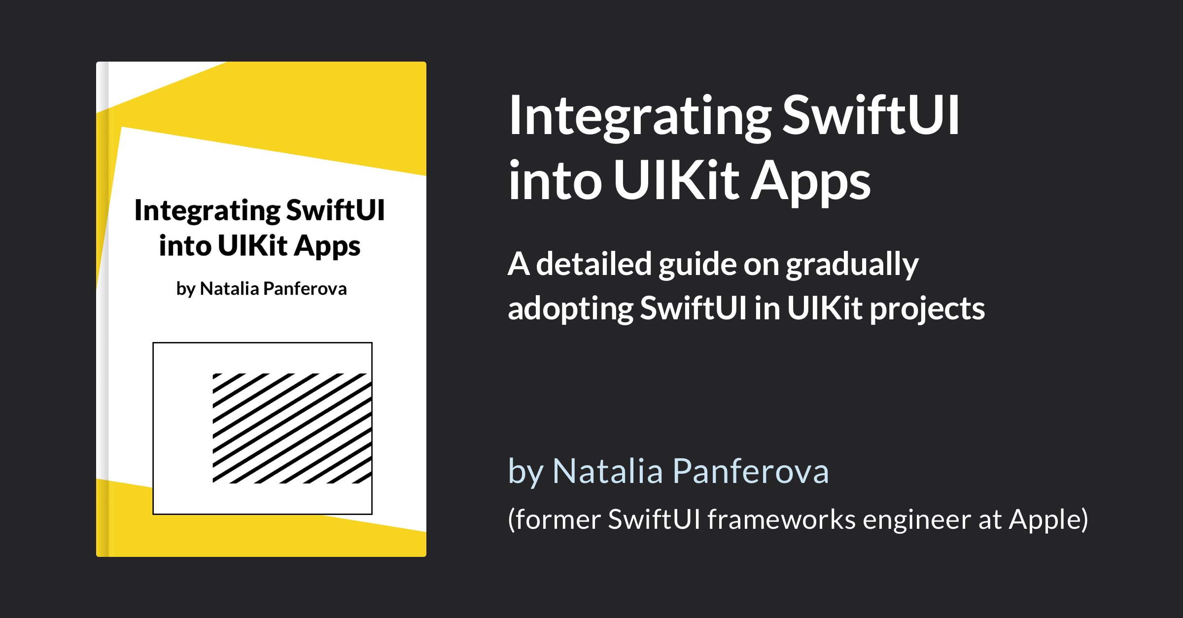 natpanferova's tweet card. A detailed guide on gradually adopting SwiftUI in UIKit projects